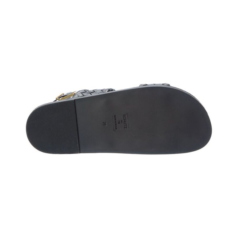 Schutz Kareena Leather Sandal, Black - Picture 4 of 5